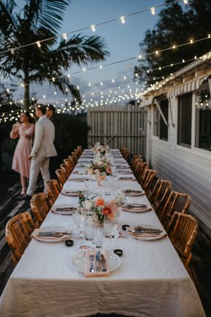 Relaxed dining atmosphere